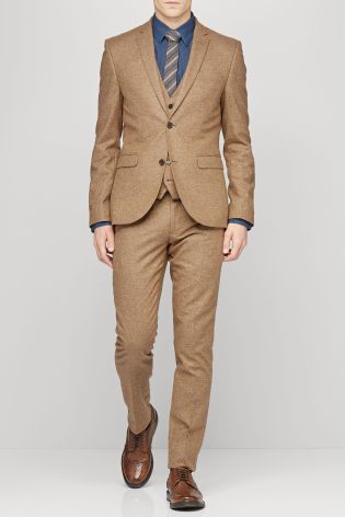 Nep Textured Suit Trousers